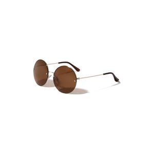 Brown Round  Sunglasses